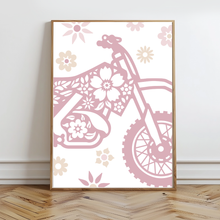 Load image into Gallery viewer, Moto Girl Wall Prints - Digital Download - Strictly Wild