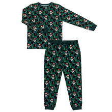 Load image into Gallery viewer, Let's Race Santa Unisex Adult Pajamas *PREORDER - SHIPPING OUT BETWEEN DEC 10 - DEC 16*