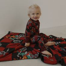 Load image into Gallery viewer, Rudolph The Red Nose Racer Zip Up Pajamas *PREORDER - SHIPPING OUT BETWEEN NOV 24 - DEC 6*