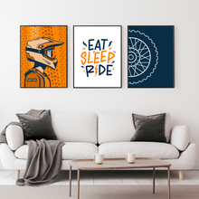 Load image into Gallery viewer, Eat Sleep Ride Wall Prints - Digital Download - Strictly Wild
