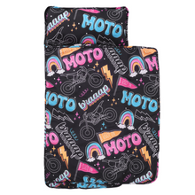 Load image into Gallery viewer, Moto Girl Nap Mat - Strictly Wild