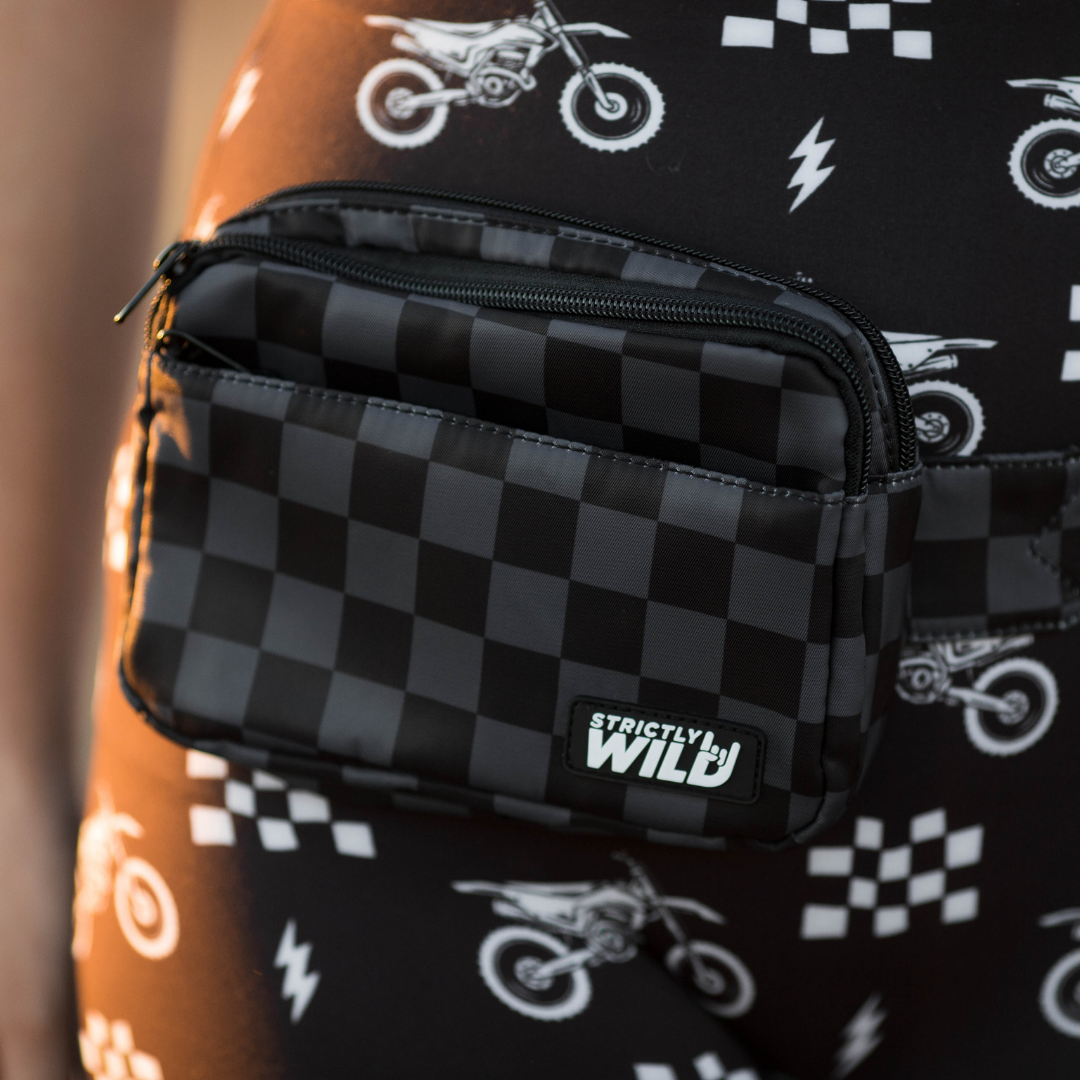 Stealth Checker Cross Body Bag | Strictly Wild