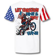 Load image into Gallery viewer, Let Freedom Ring & Dirt Fling T-Shirt (2T-3XL) - Strictly Wild