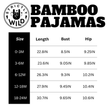 Load image into Gallery viewer, SW Bones Zip Up Pajamas (0/3M - 18/24M) - Strictly Wild