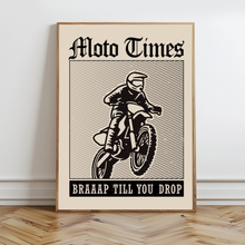 Load image into Gallery viewer, Moto Times Wall Prints - Digital Download - Strictly Wild