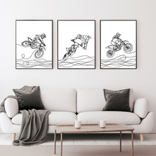 Load image into Gallery viewer, Moto Line Wall Prints - Digital Download - Strictly Wild