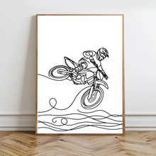 Load image into Gallery viewer, Moto Line Wall Prints - Digital Download - Strictly Wild