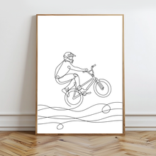 Load image into Gallery viewer, BMX Line Wall Prints - Digital Download - Strictly Wild