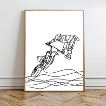 Load image into Gallery viewer, Moto Line Wall Prints - Digital Download - Strictly Wild