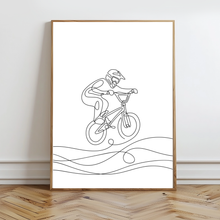 Load image into Gallery viewer, BMX Line Wall Prints - Digital Download - Strictly Wild