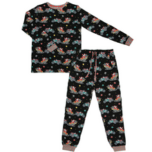 Load image into Gallery viewer, Santas Speedy Sleigh Unisex Pajamas - Strictly Wild
