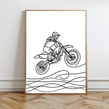 Load image into Gallery viewer, Moto Line Wall Prints - Digital Download - Strictly Wild