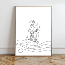 Load image into Gallery viewer, BMX Line Wall Prints - Digital Download - Strictly Wild