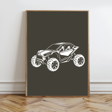 Load image into Gallery viewer, 4 Wheels Wall Prints - Digital Download - Strictly Wild