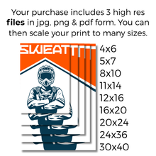 Load image into Gallery viewer, Blood Sweat & Gears Wall Prints - Digital Download - Strictly Wild