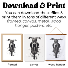 Load image into Gallery viewer, Moto Times Wall Prints - Digital Download - Strictly Wild