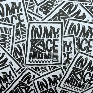 In My Race Mom Era Sticker