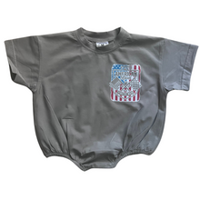 Load image into Gallery viewer, All American Racer T-Shirt Romper
