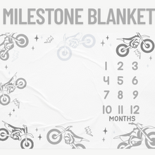 Load image into Gallery viewer, Moto Milestone Blanket - Strictly Wild