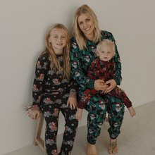 Load image into Gallery viewer, Santas Speedy Sleigh Toddler & Youth Pajamas *PREORDER - SHIPPING OUT BETWEEN NOV 24 - DEC 6*