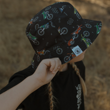 Load image into Gallery viewer, Reversible Bike Life / Ride All Day Bucket Hat
