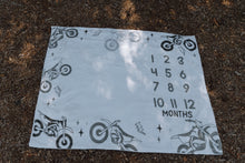 Load image into Gallery viewer, Moto Milestone Blanket - Strictly Wild