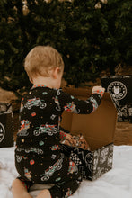 Load image into Gallery viewer, Santas Speedy Sleigh Toddler & Youth Pajamas - Strictly Wild