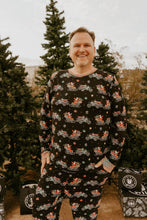 Load image into Gallery viewer, Santas Speedy Sleigh Unisex Pajamas - Strictly Wild