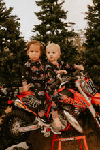 Load image into Gallery viewer, Santas Speedy Sleigh Zip Up Pajamas (0/3M - 18/24M) - Strictly Wild