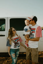 Load image into Gallery viewer, Let Freedom Ring & Dirt Fling T-Shirt Romper - Strictly Wild