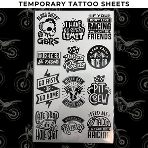 Temporary Tattoo Sheet