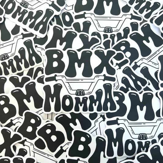 BMX Momma Sticker - Strictly Wild