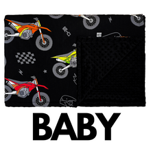 Load image into Gallery viewer, Bike Life Blanket / BABY *PREORDER - BEGIN SHIPPING NOV 14 - 21*
