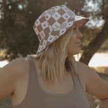 Load image into Gallery viewer, Strictly Wild Checker Bucket Hat
