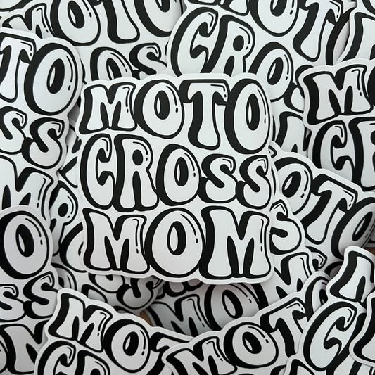 Motocross Mom Sticker - Strictly Wild