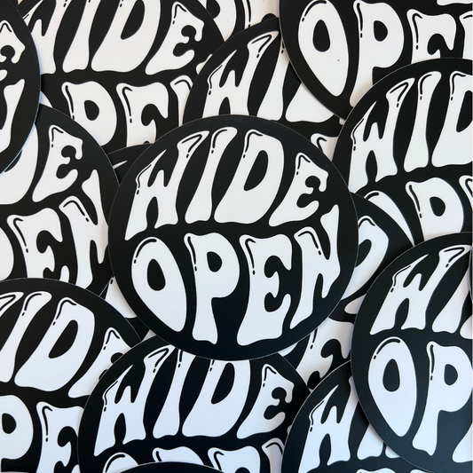 Wide Open Sticker - Strictly Wild