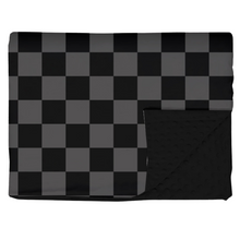 Load image into Gallery viewer, Stealth Checker Blanket / Large *PREORDER - BEGIN SHIPPING NOV 14 - 21*
