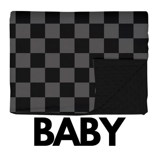 Stealth Checker Blanket / BABY / PREORDER ships Jan 12 - 16