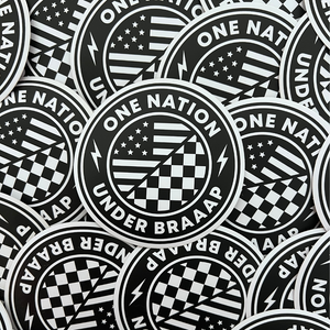 One Nation Under Braaap Sticker