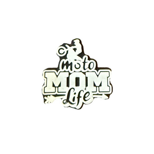 Moto Mom Life Croc Charm