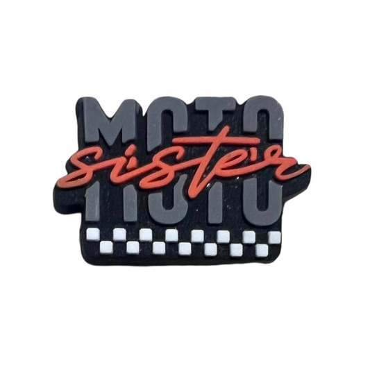 Moto Sister Croc Charm *DISCONTINUING* - Strictly Wild