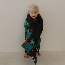 Load image into Gallery viewer, Let&#39;s Race Santa Blanket / Baby *PREORDER - SHIPPING OUT BETWEEN NOV 24 - DEC 6*
