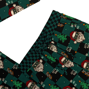 Let's Race Santa Toddler & Youth Pajamas *PREORDER - SHIPPING OUT BETWEEN NOV 10-17*