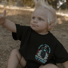 Load image into Gallery viewer, Fuel The Fire Shred The Tire Romper
