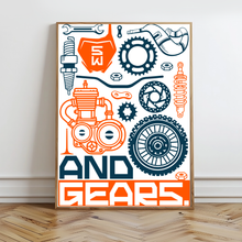 Load image into Gallery viewer, Blood Sweat &amp; Gears Wall Prints - Digital Download
