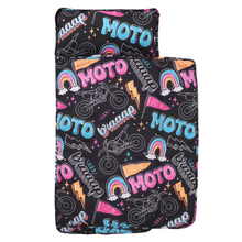 Load image into Gallery viewer, Moto Girl Nap Mat
