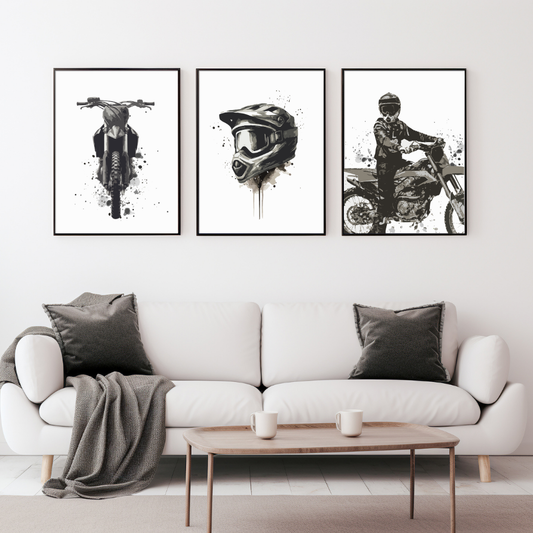Dirt Bike Dreams Wall Prints - Digital Download - Strictly Wild