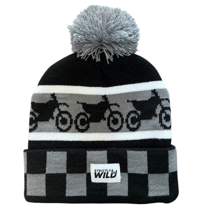 Moto Pom Beanie