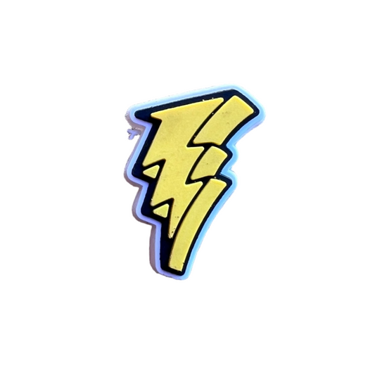 Lightning Bolt Croc Charm - Strictly Wild