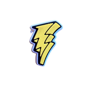 Lightning Bolt Croc Charm